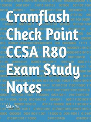 cover image of Cramflash Check Point CCSA R80 Exam Study Notes
